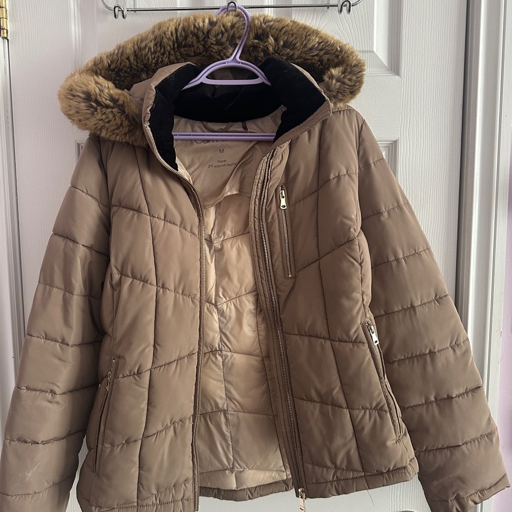 Calvin Klein beige jacket - Picture 2 of 4